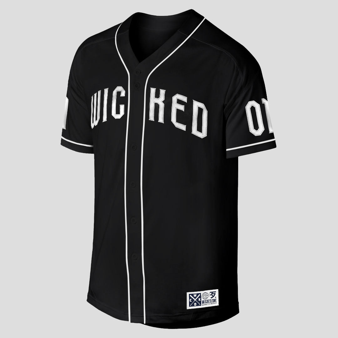 OUTFIELDER BASEBALL SHIRT BLACK