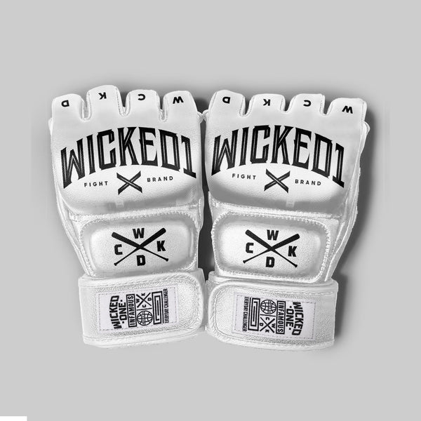GANTS DE COMPETITION MMA CROSS BLANC