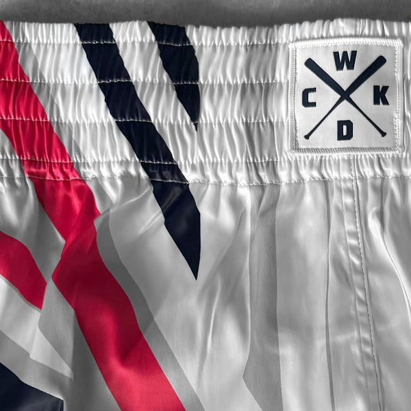 MUAY THAI SHORT DISTRICT BLANC