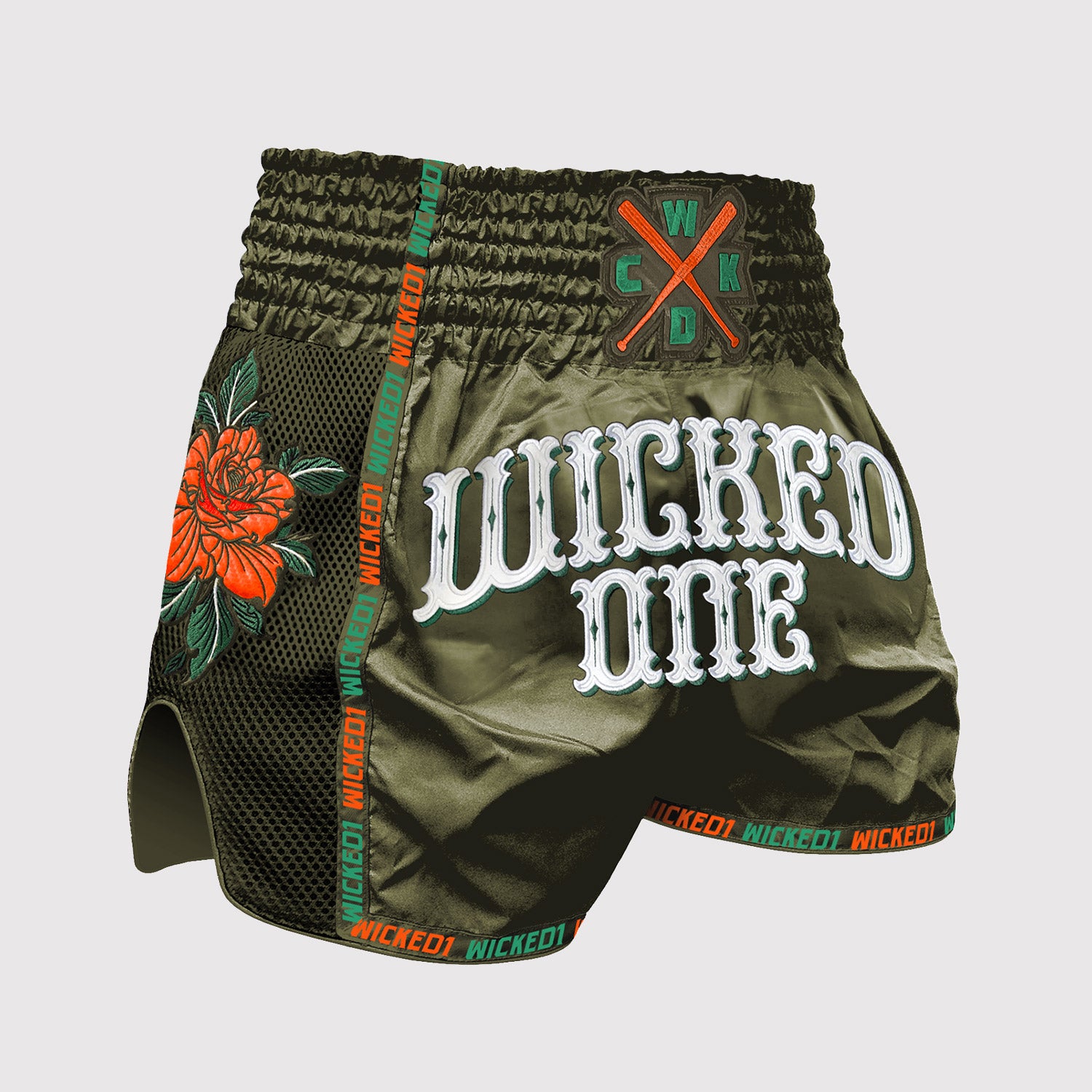 MUAY THAI SHORT BANDIDO KAKI