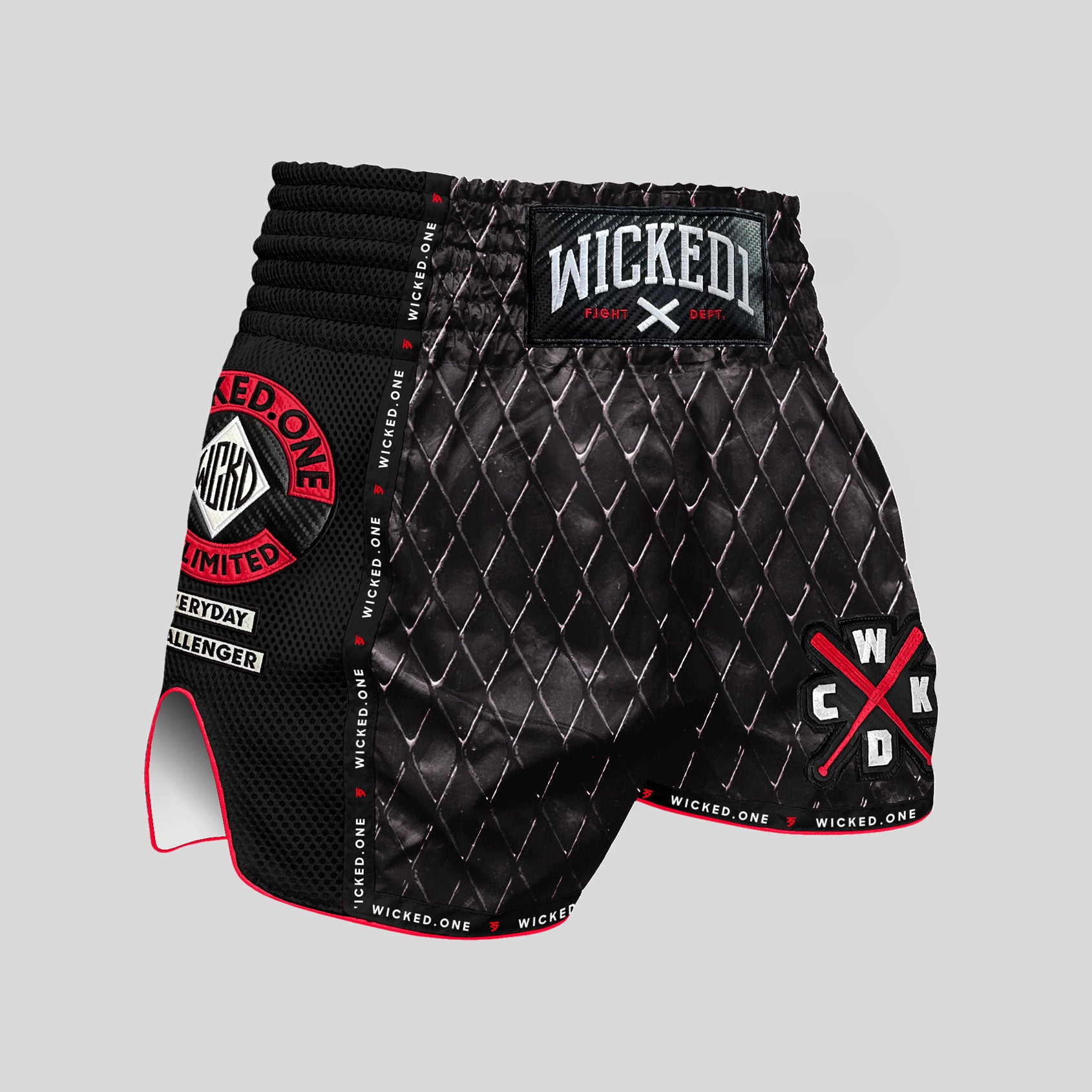 MUAY THAI SHORT CAGE NOIR