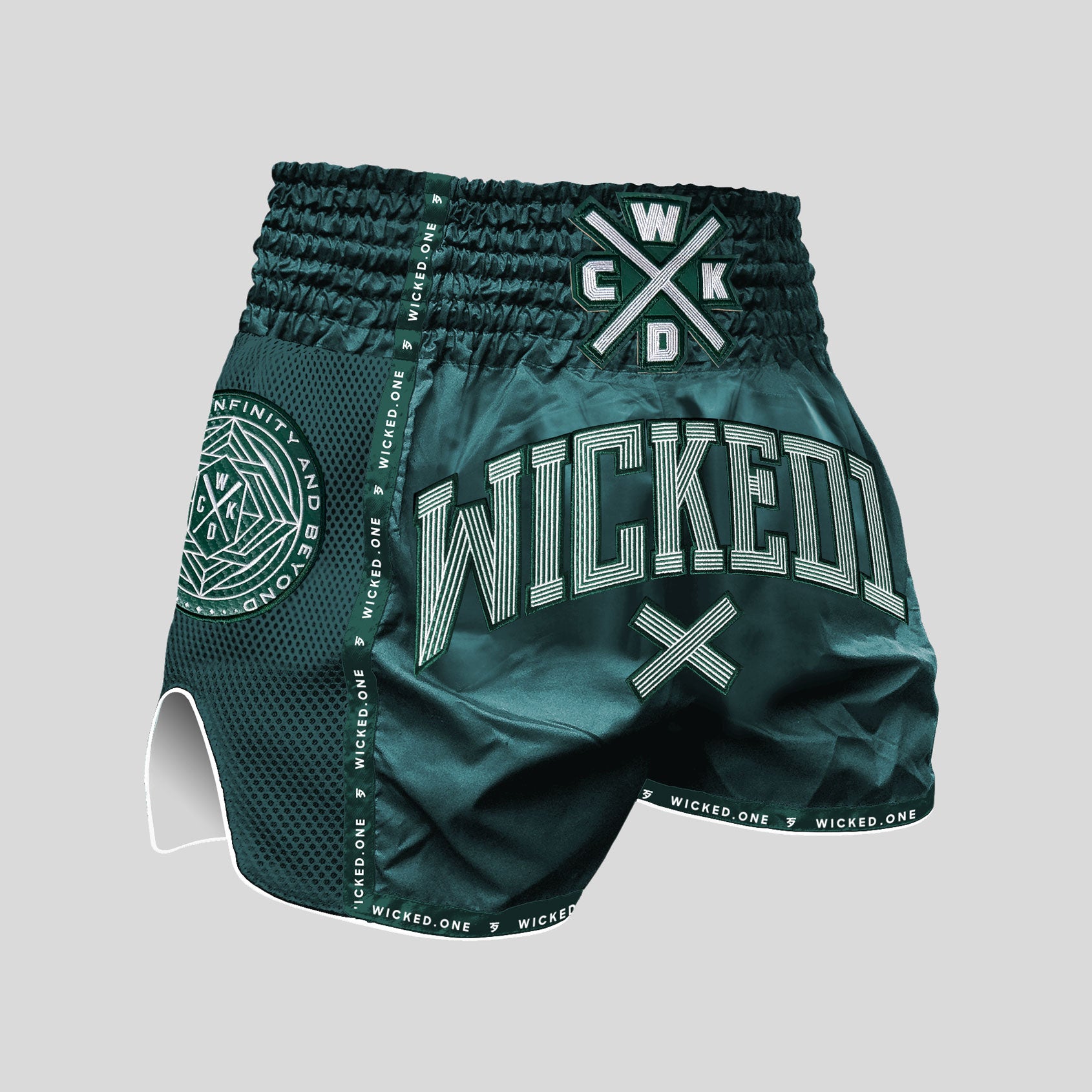 MUAY THAI SHORT CROSS-LINE VERT