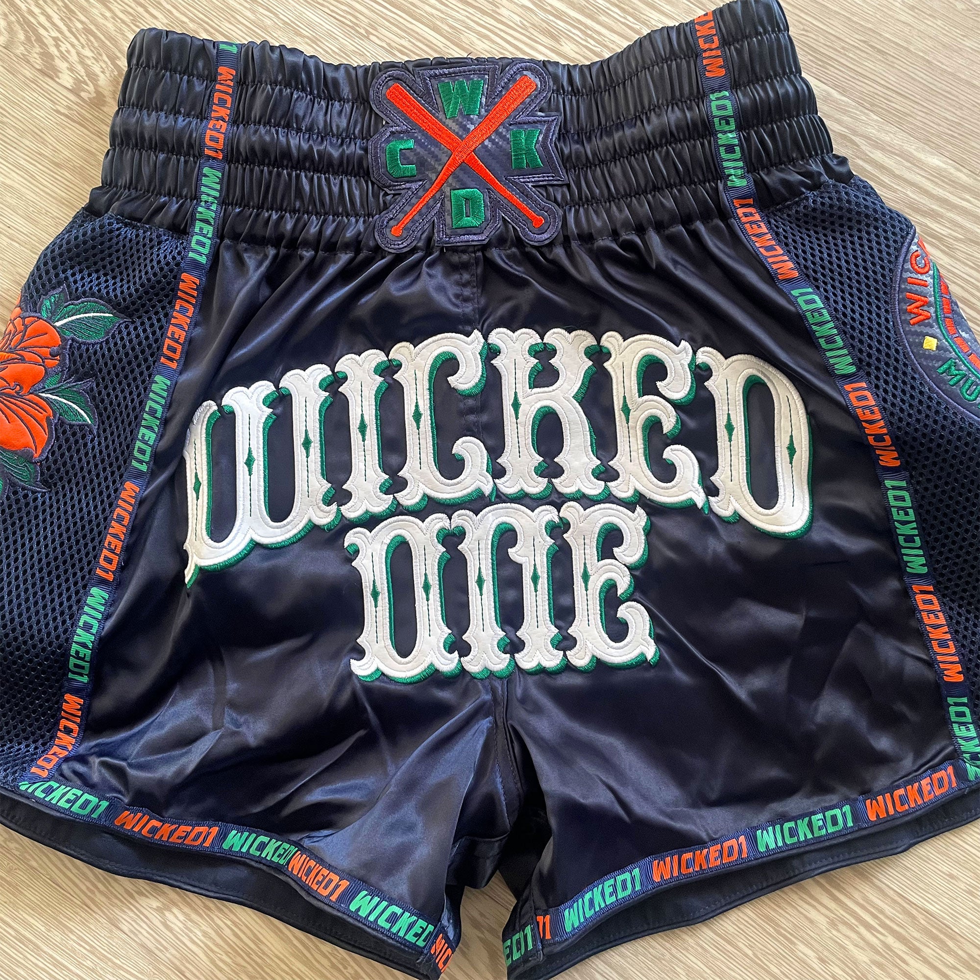 MUAY THAI SHORT BANDIDO NAVY