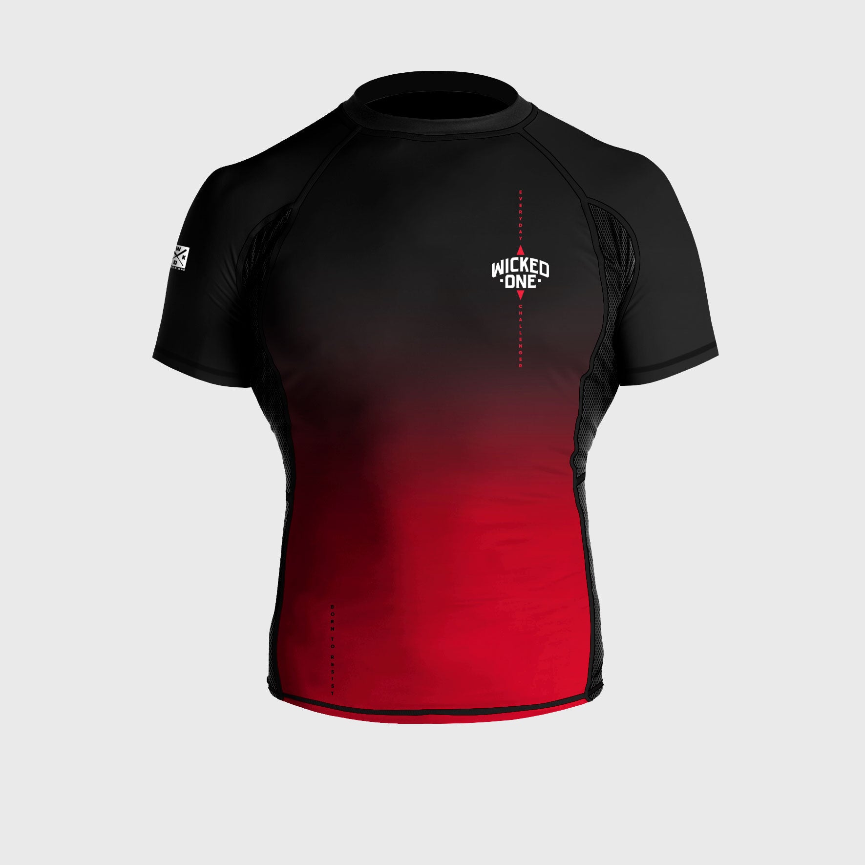 RASHGUARD GHOST STRIKER BLACK / RED
