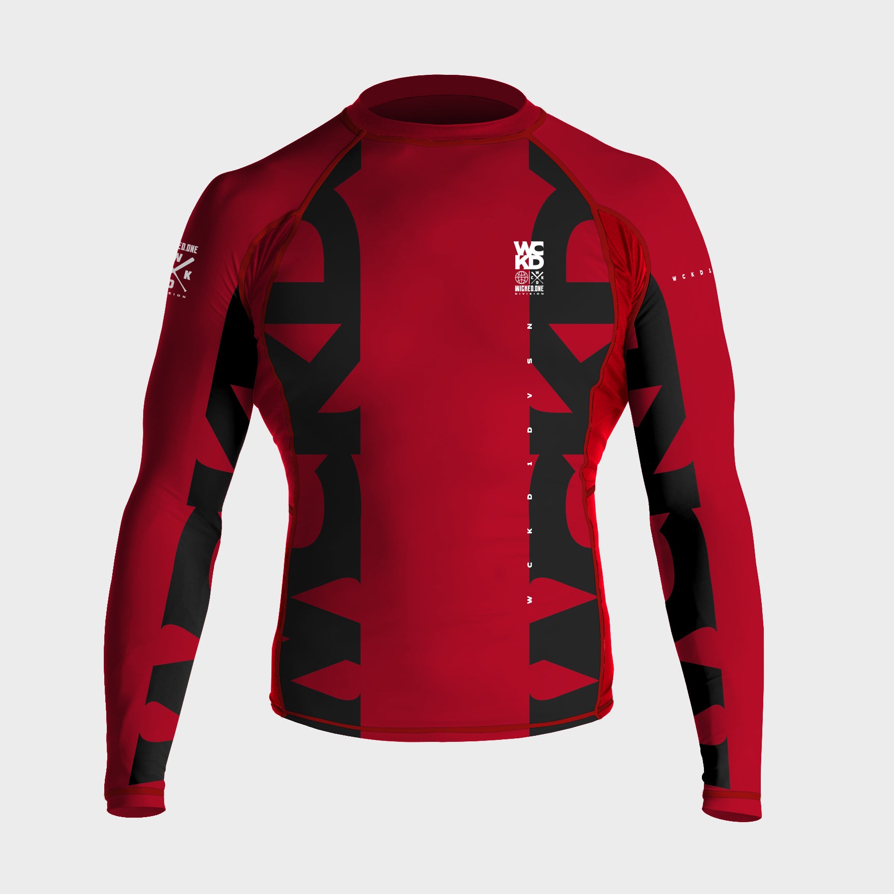 WCKD RED RASHGUARD