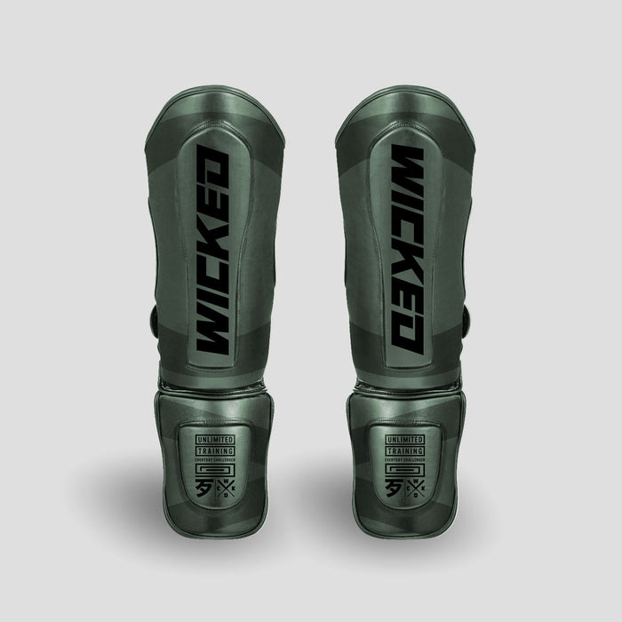 KRUZ Khaki Shin Guards