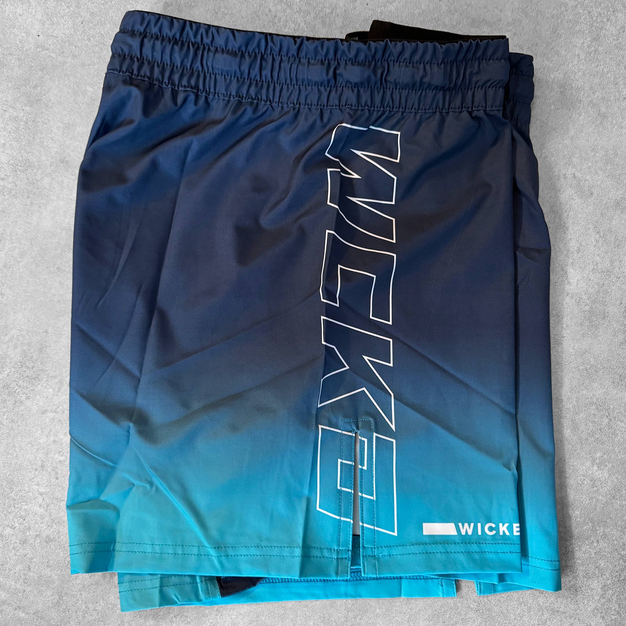 MMA SHORTS COURT RAW BLUE