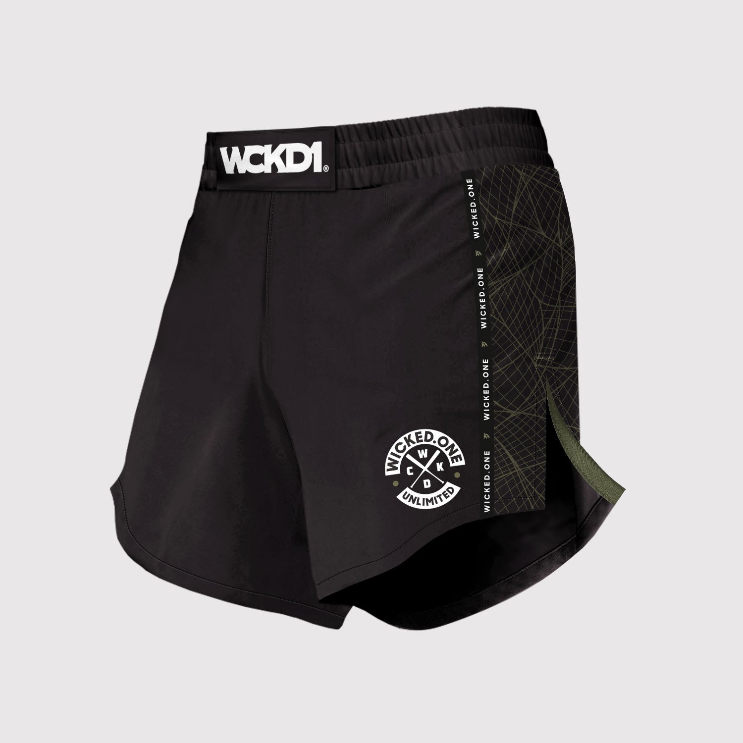 MMA SHORTS ELEMENT METAVERS BLACK/KHAKI