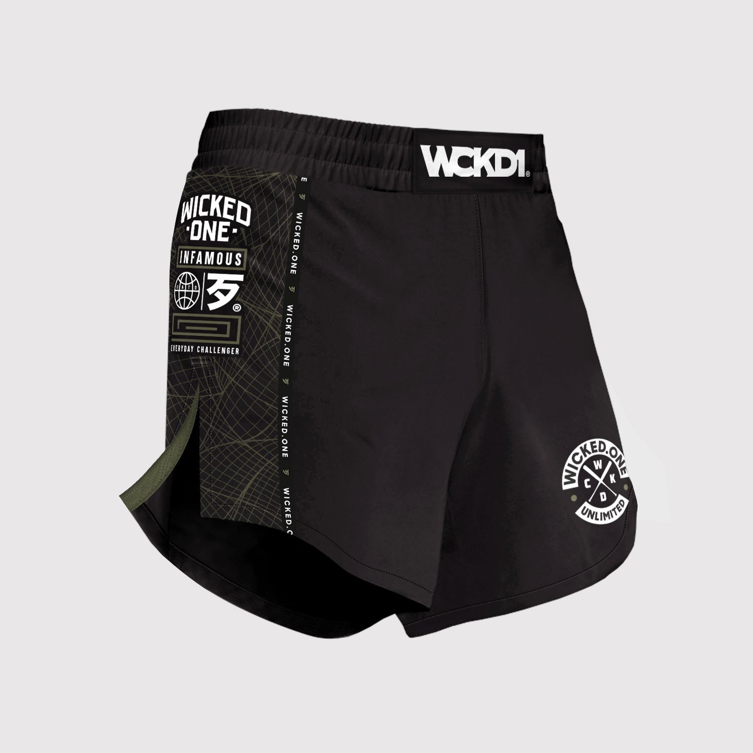 MMA SHORTS ELEMENT METAVERS BLACK/KHAKI