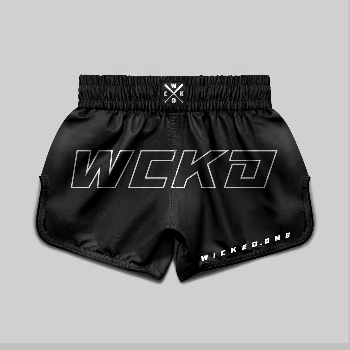MUAY THAI SHORT RAW NOIR
