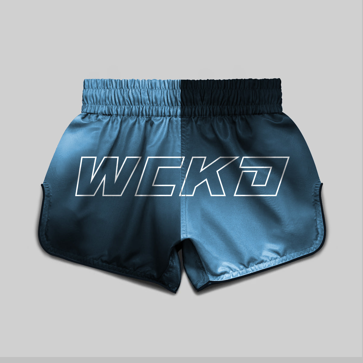MUAY THAI SHORT RAW BLEU