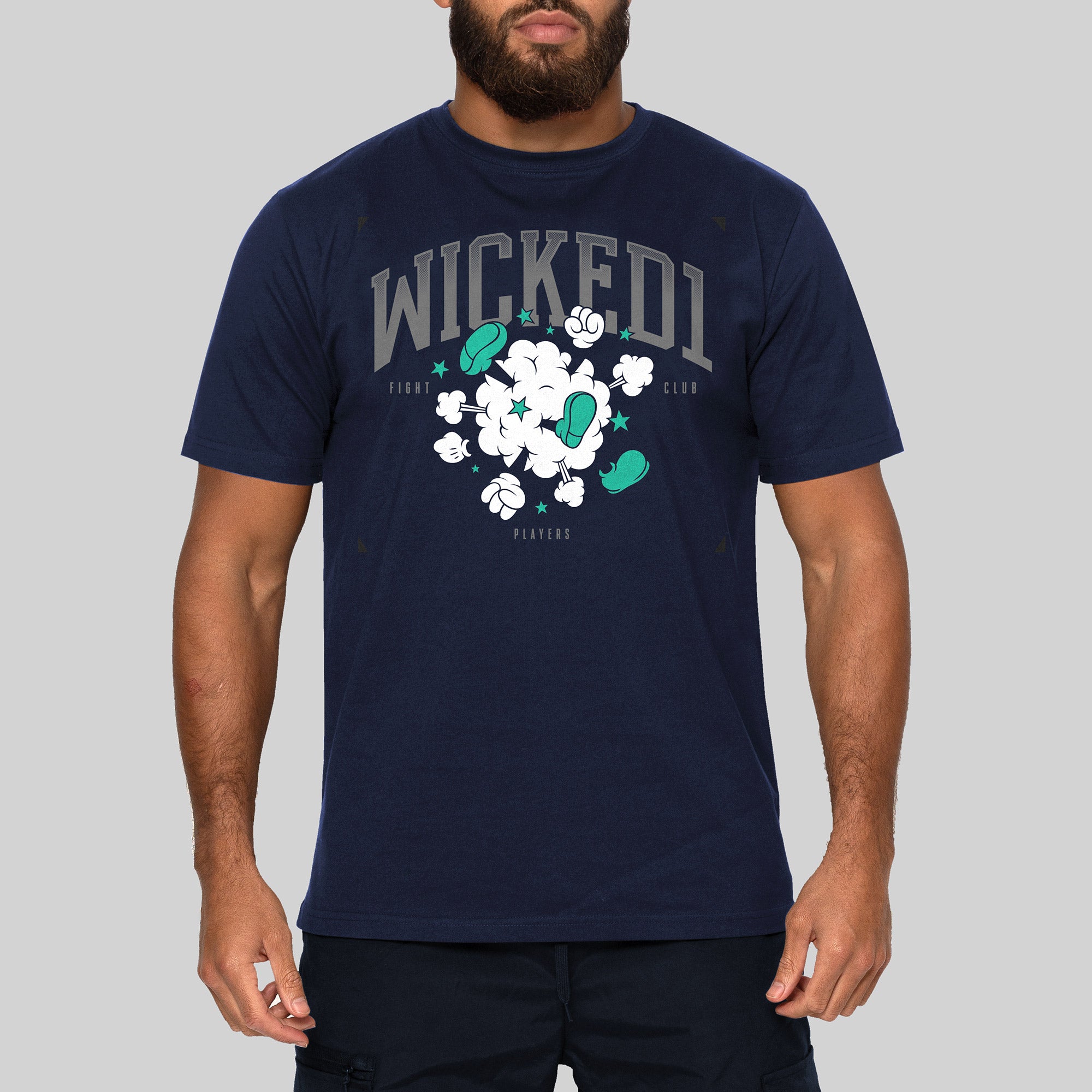 T.SHIRT FIGHT CLUB NAVY