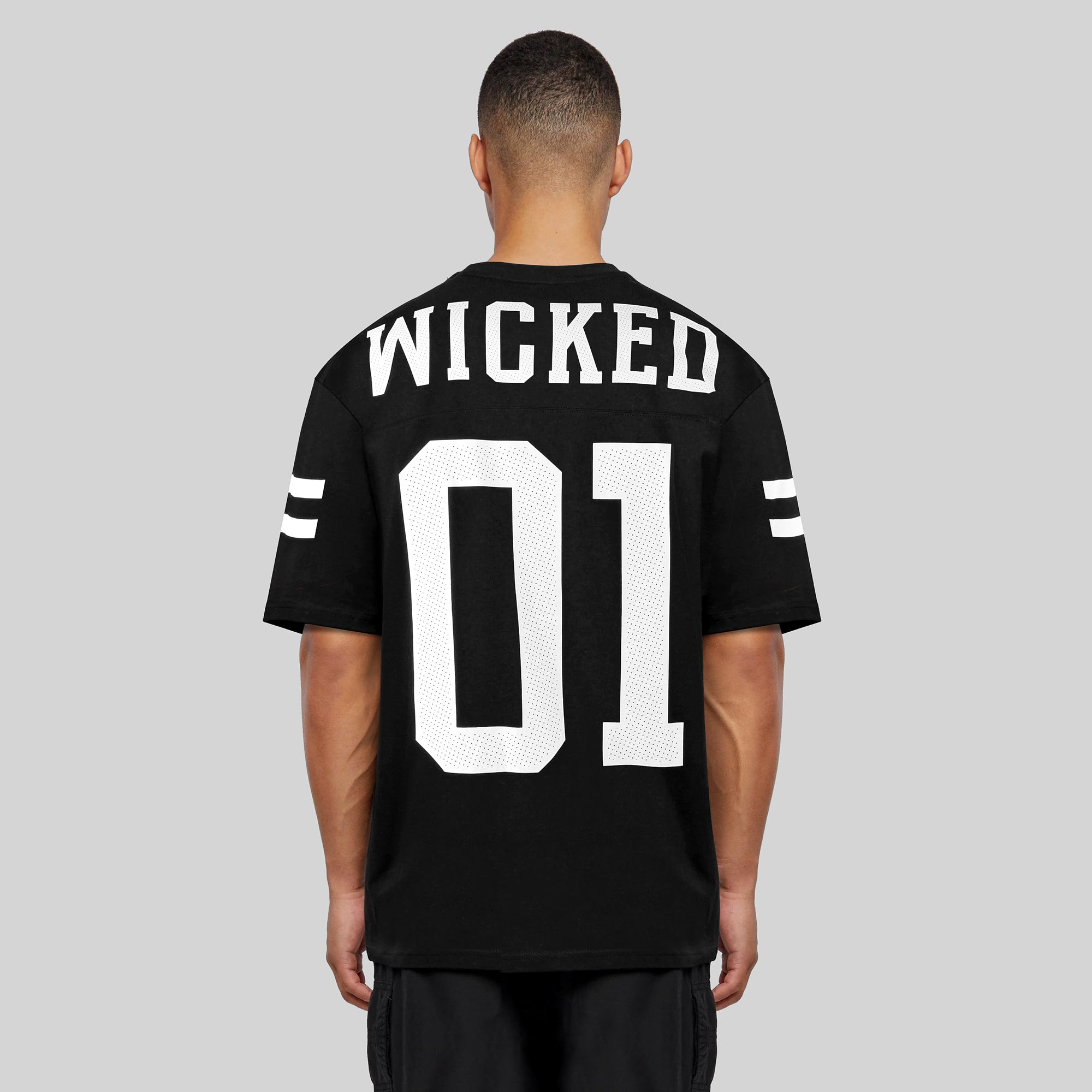 T.SHIRT OVERSIZE QUATERBACK NOIR
