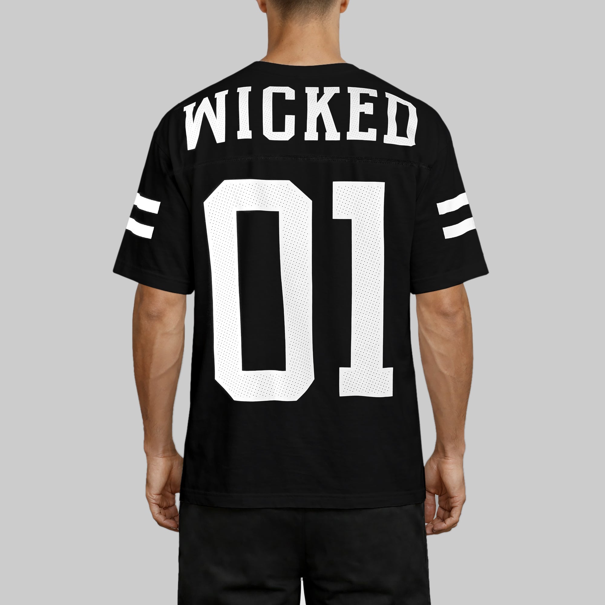 T.SHIRT OVERSIZE QUATERBACK NOIR