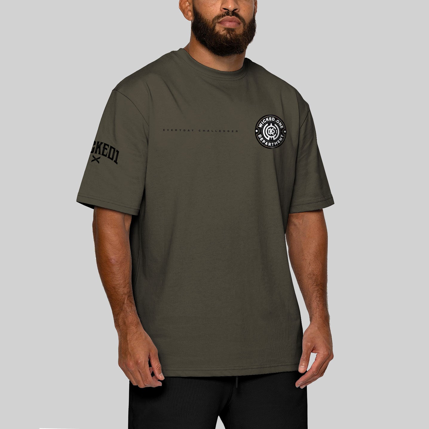 T.SHIRT OVERSIZE DEPARTMENT KAKI