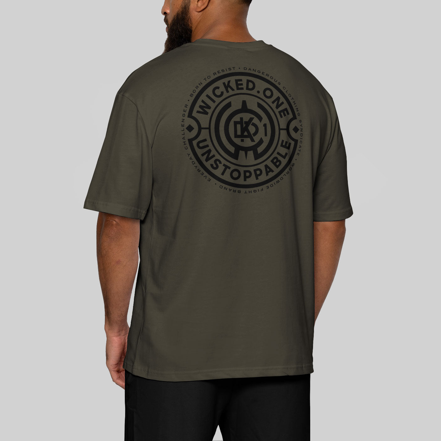 T.SHIRT OVERSIZE DEPARTMENT KAKI