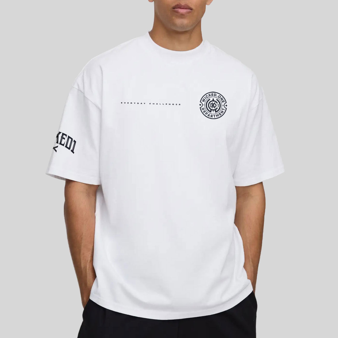 T.SHIRT OVERSIZE DEPARTMENT BLANC