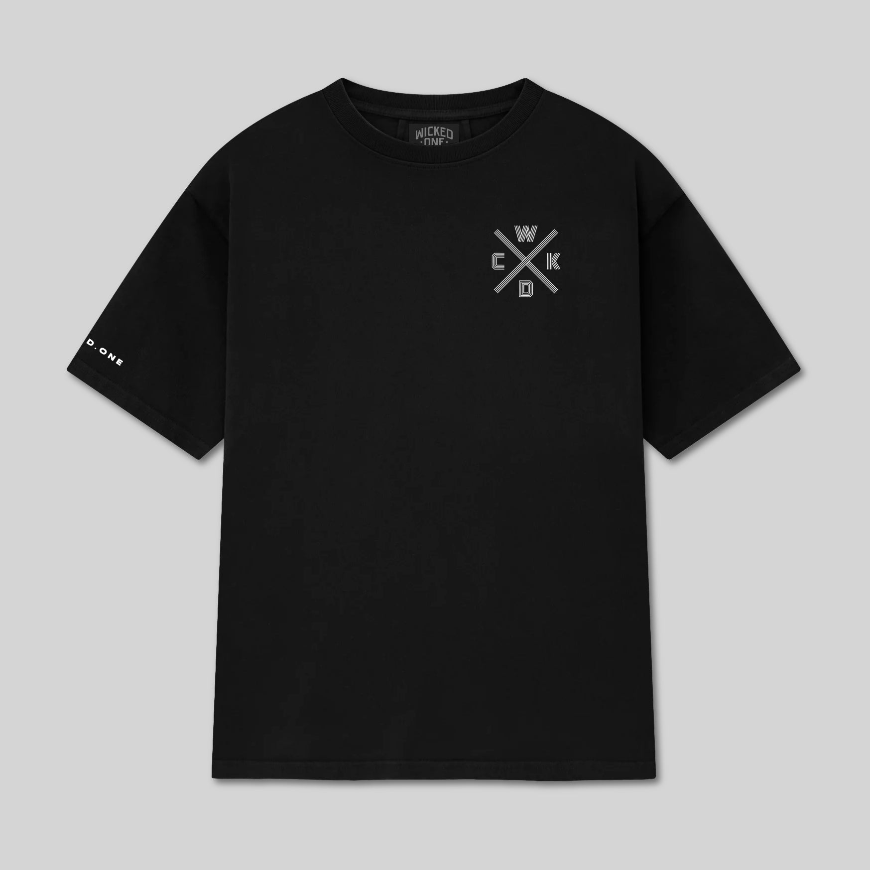 T.SHIRT OVERSIZE LINE-UP NOIR