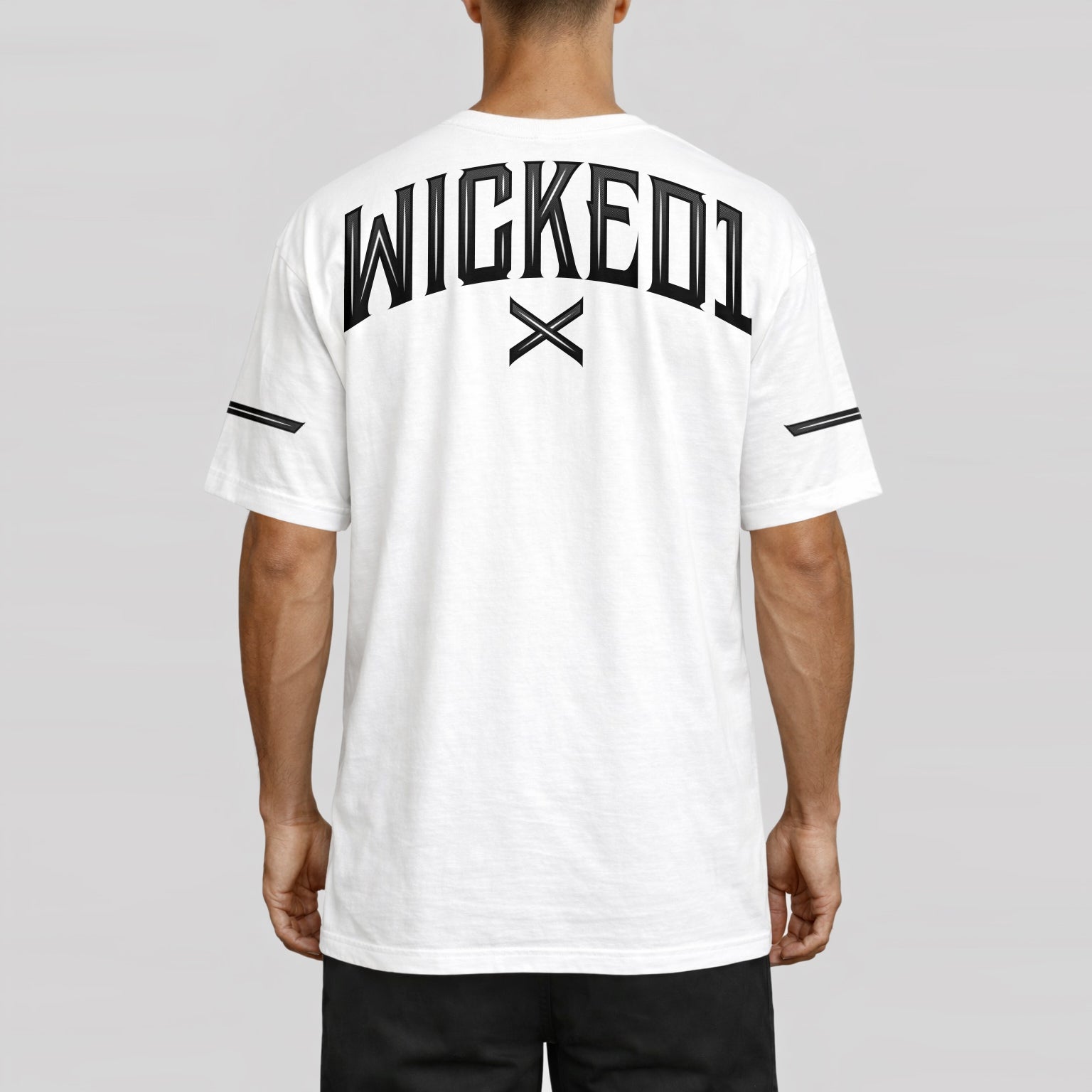 T.Shirt Oversize Cross Blanc