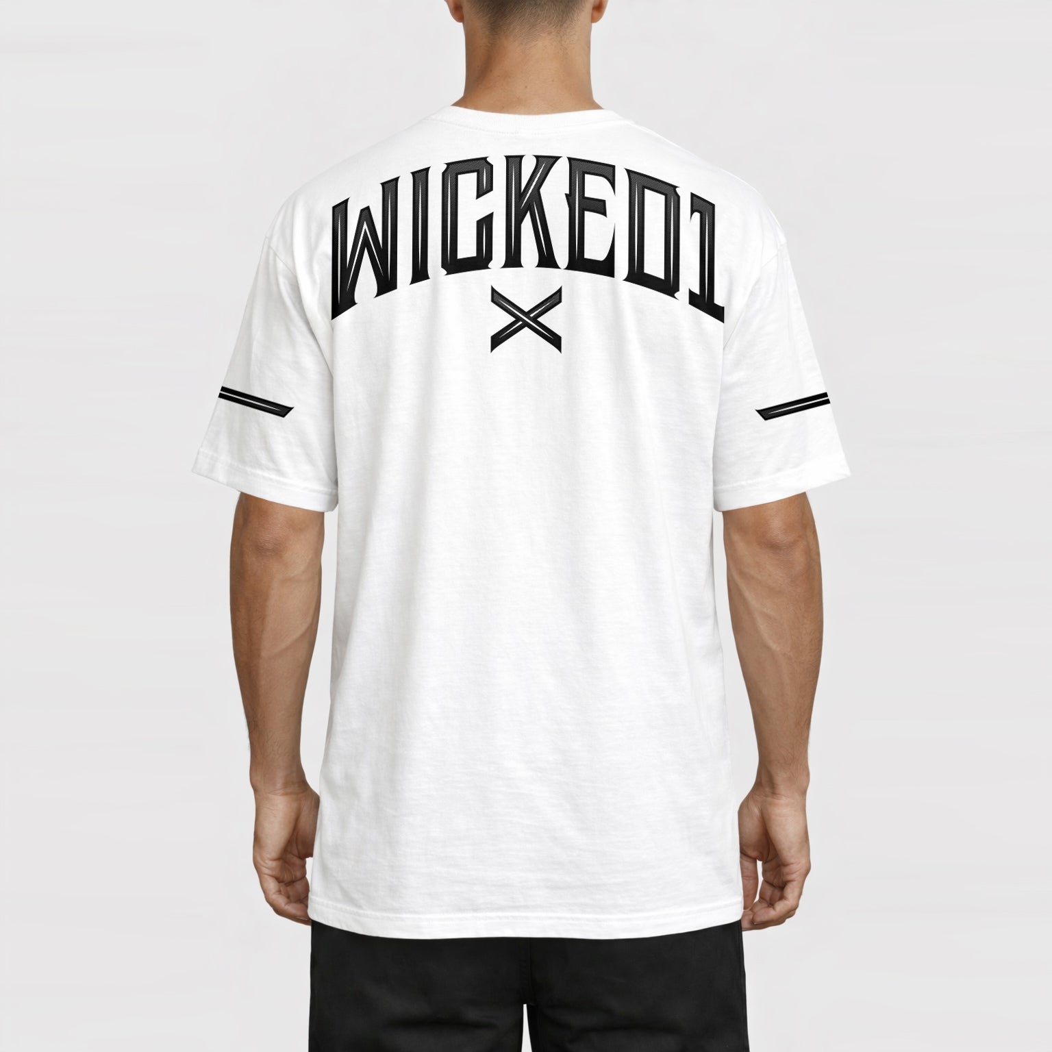 T.Shirt Oversize Cross Blanc